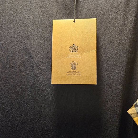 Burberry Unisex Check Sleeve Cotton T-shirt - Picture 7 of 7